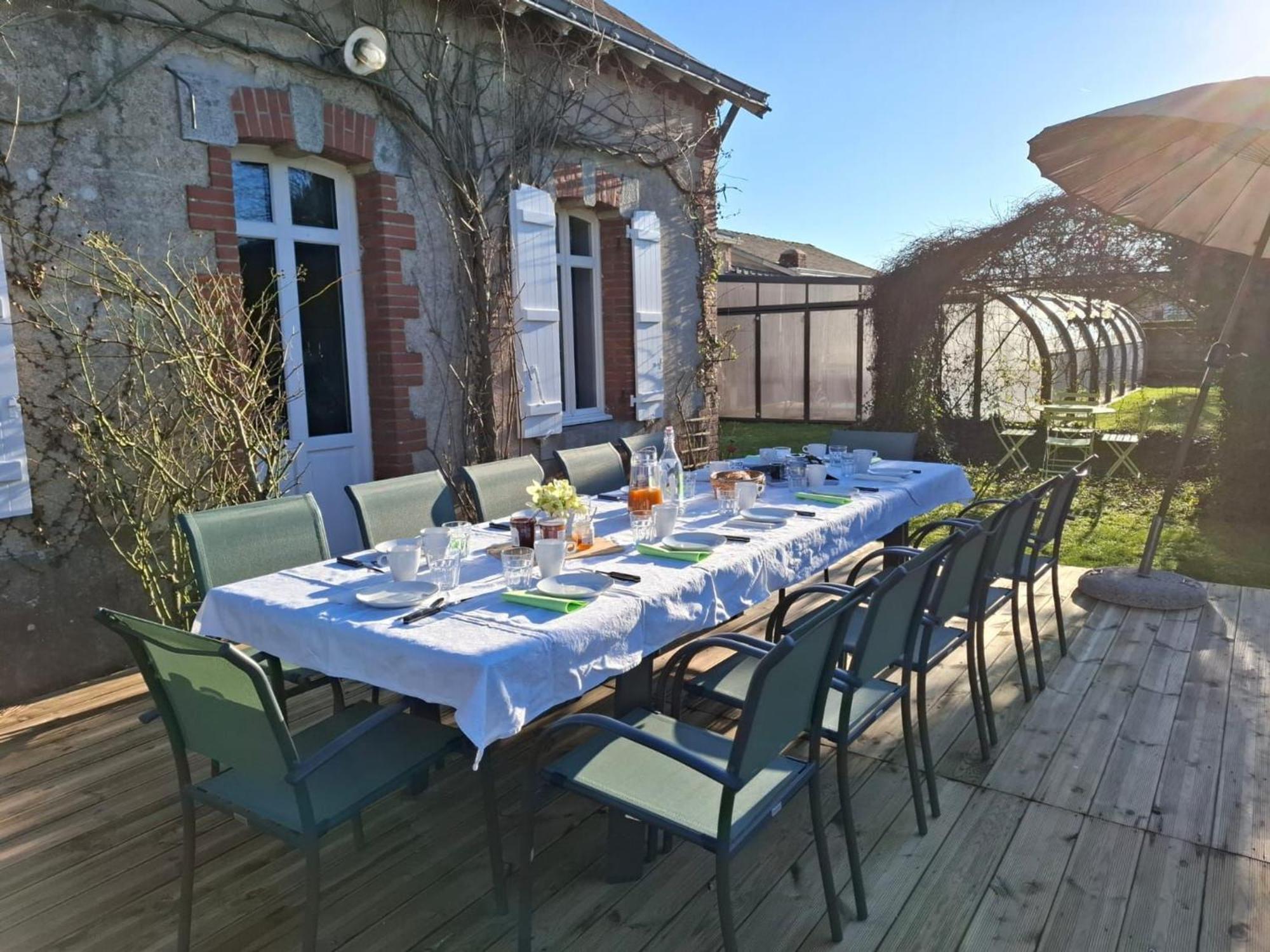 Gite Familial Avec Piscine Chauffee A Lege - Fr-1-306-1296 Bagian luar foto